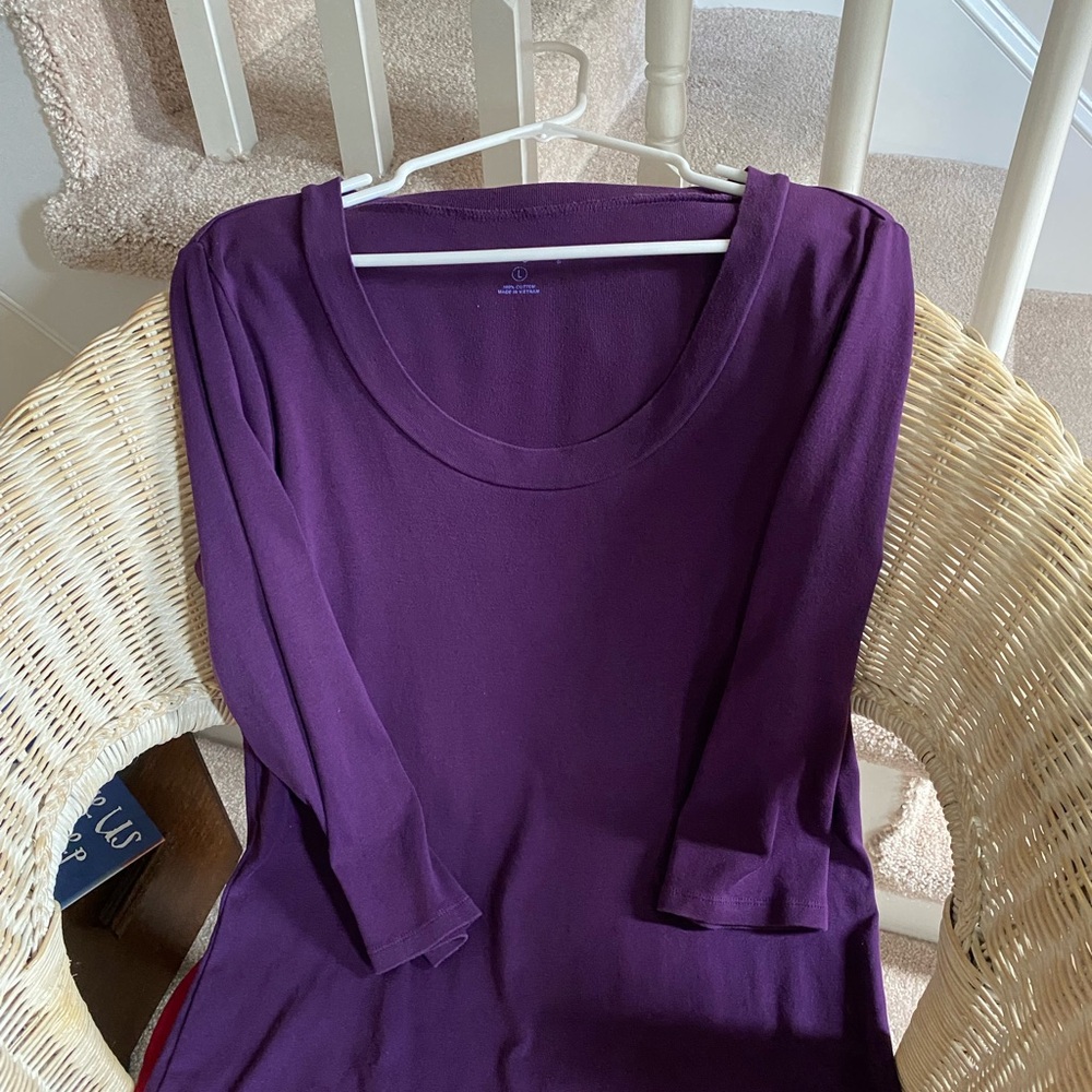 Eddie Bauer 3/4 sleeve top